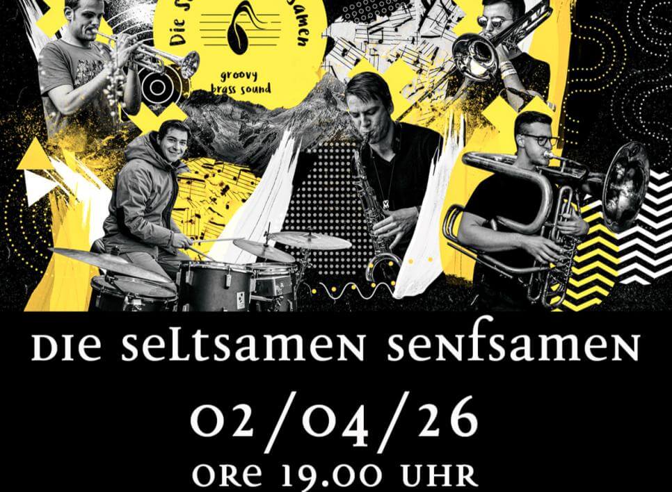 Junge Künstler spielen tolle Musik in der Orangerie der Orchideenwelt